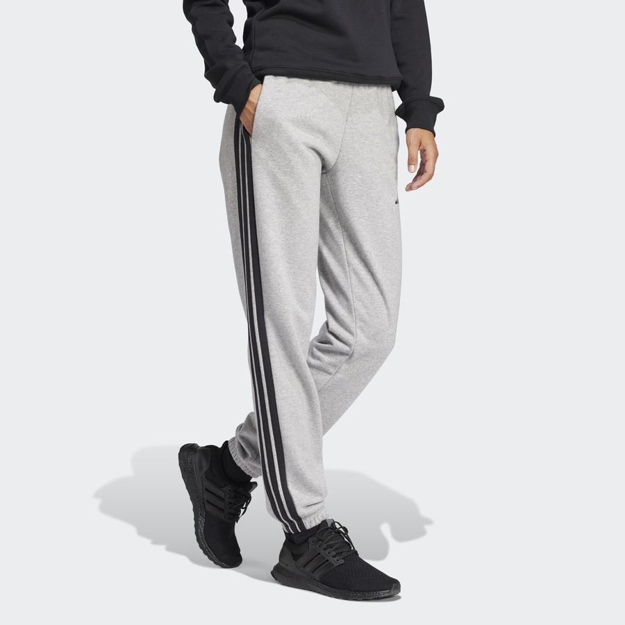 Adidas Pantalon à revers French terry 3 bandes Essentials