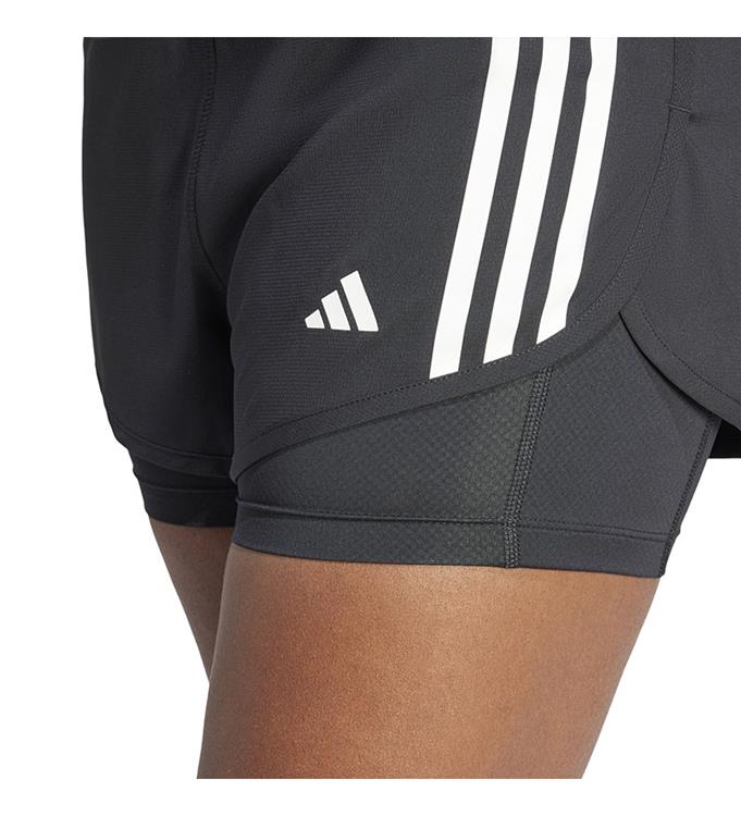adidas Women Own The Run 3S 2-in-1 Hardloopshort