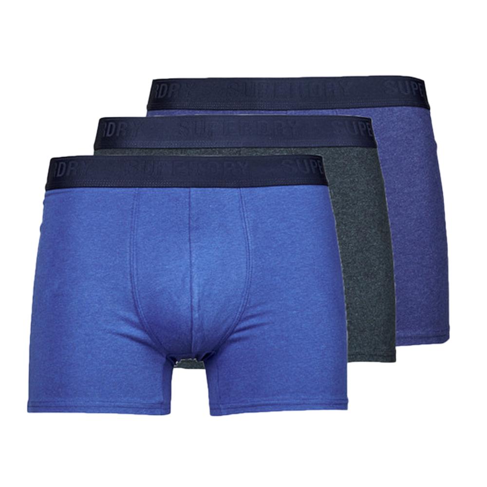 Superdry X3 Boxers Bleu Homme Superdry Trunk