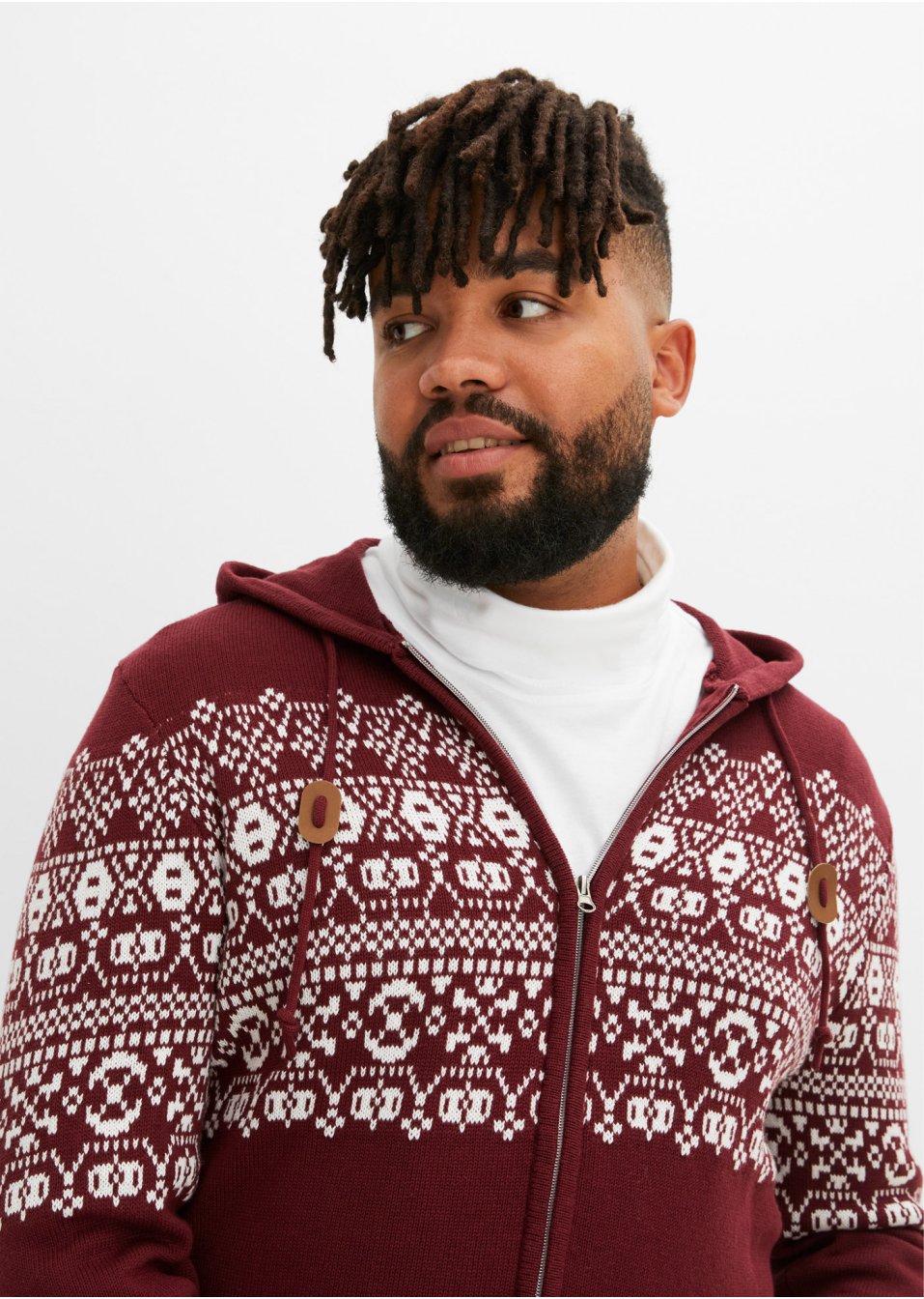 Gilet en maille norvégien coupe confort