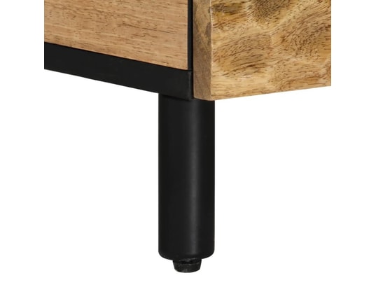 VIDAXL - Table de chevet 40x33x46 cm bois de manguier solide