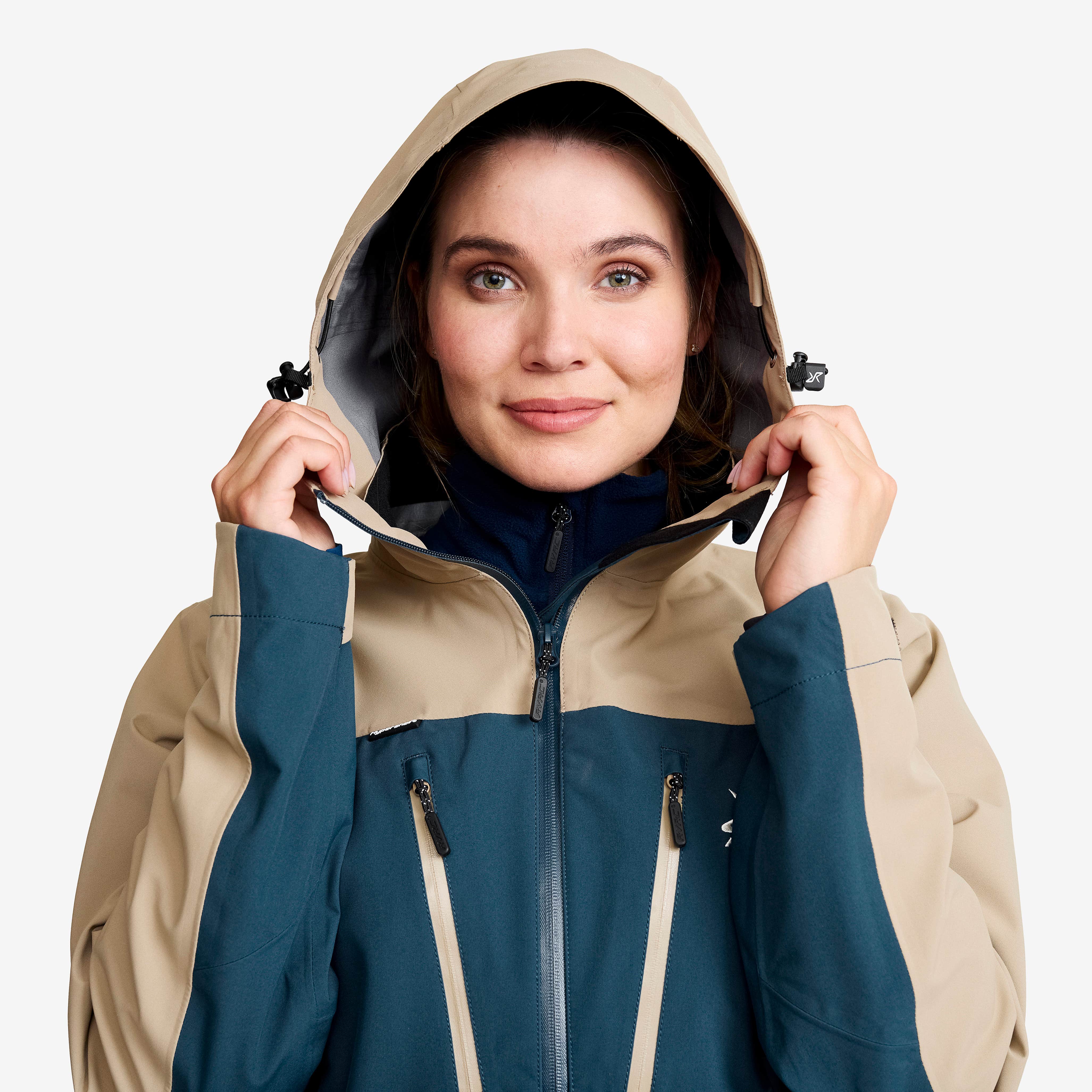 Silence Proshell 3L Jacket Dame Khaki/Moonlit Ocean