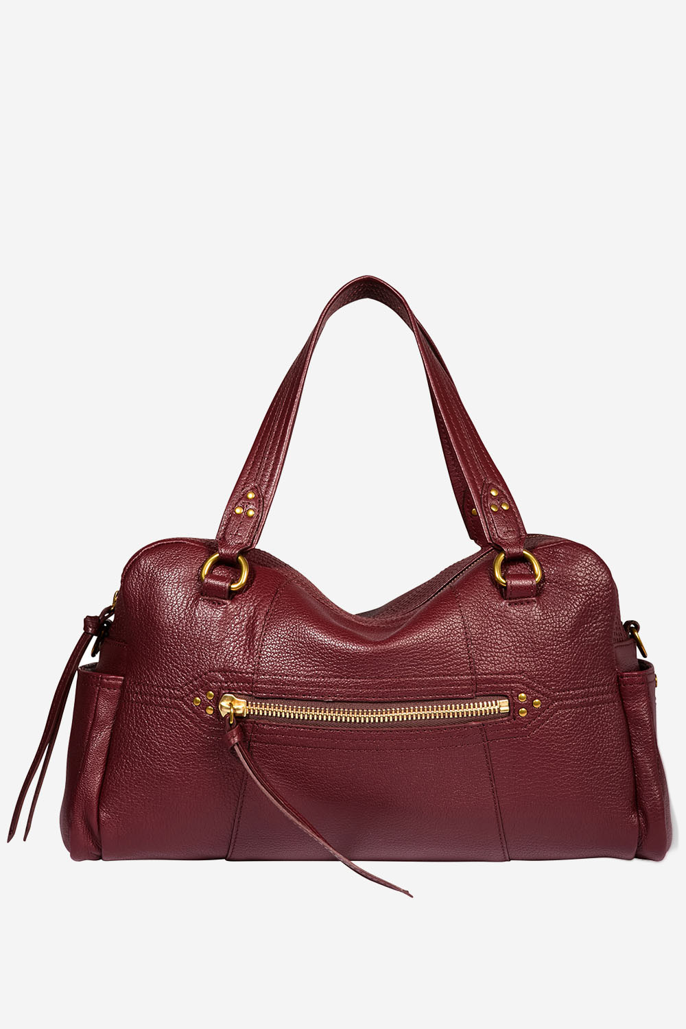 Lucky bowling leather crossbody