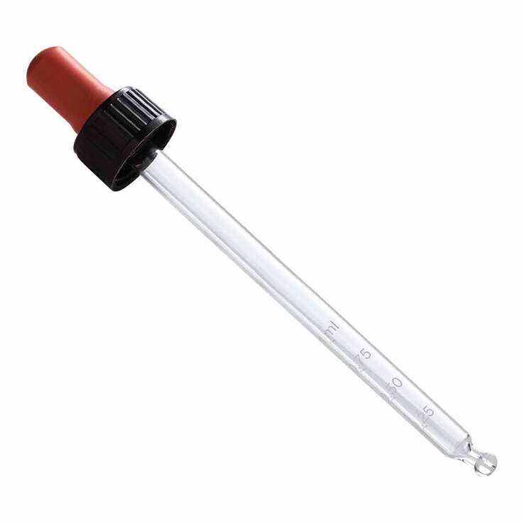 Tropfpipette für 100 ml Flaschen 1 ml graduiert, 100 ml