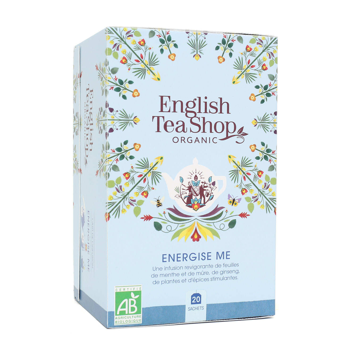 Infusion Energise me bio en sachets