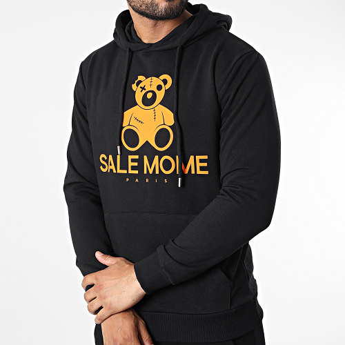 Ensemble De Survetement Nounours Noir Orange