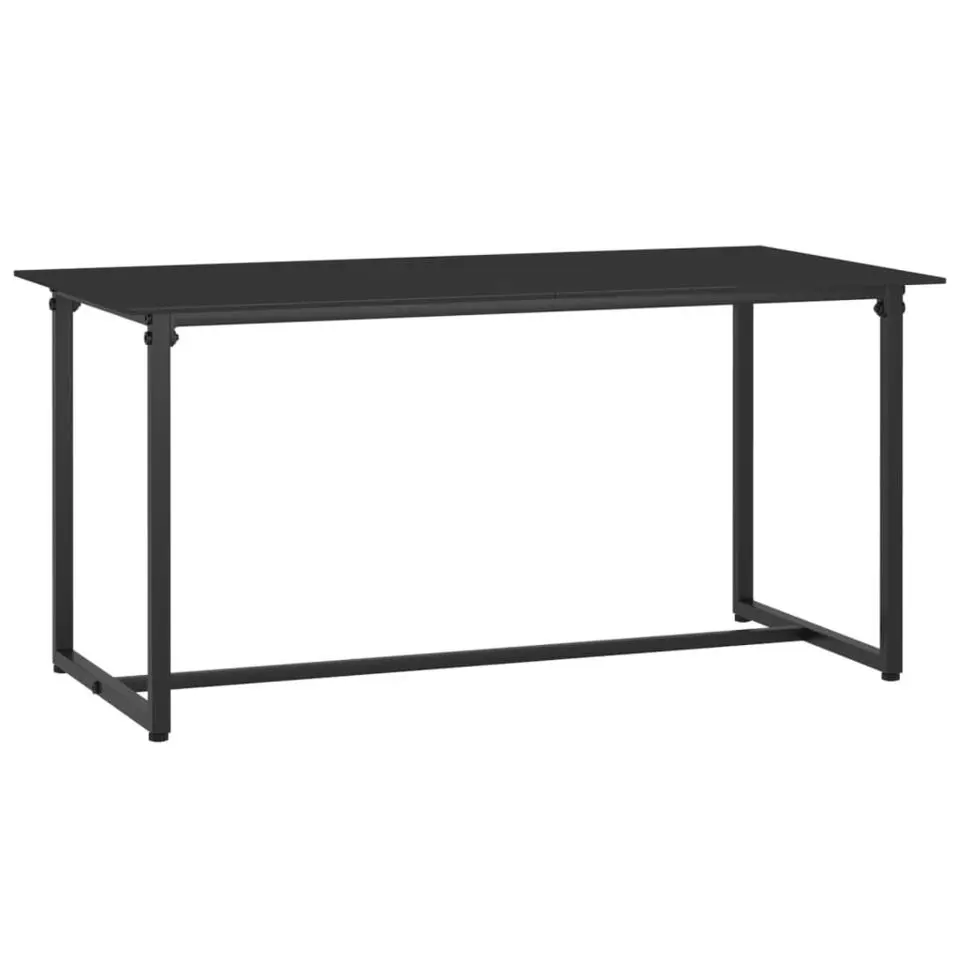 vidaXL - Loungeset - Zwart - Poly rattan