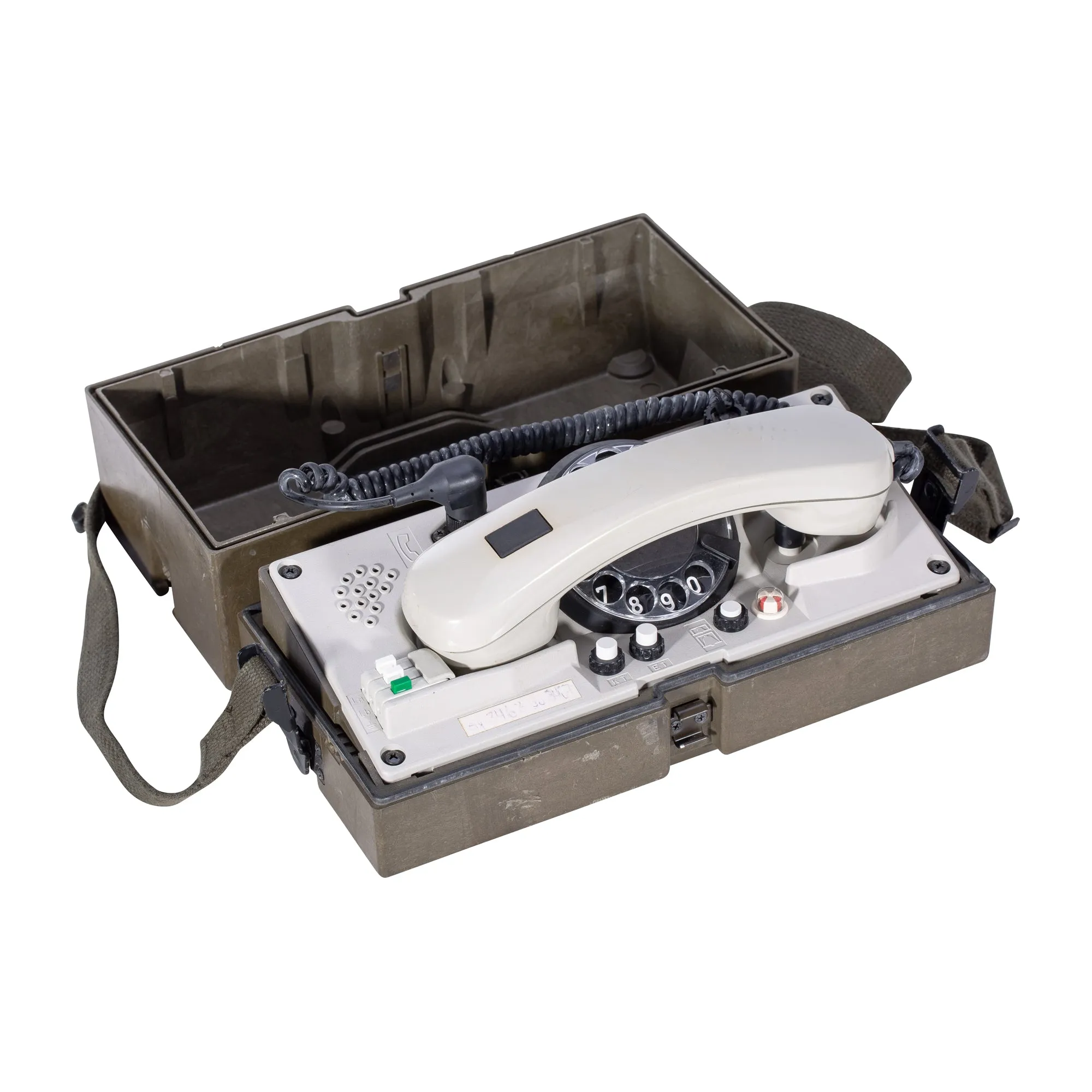 Bundeswehr Original -  BW Feldtelefon Krone WF im Koffer gebraucht