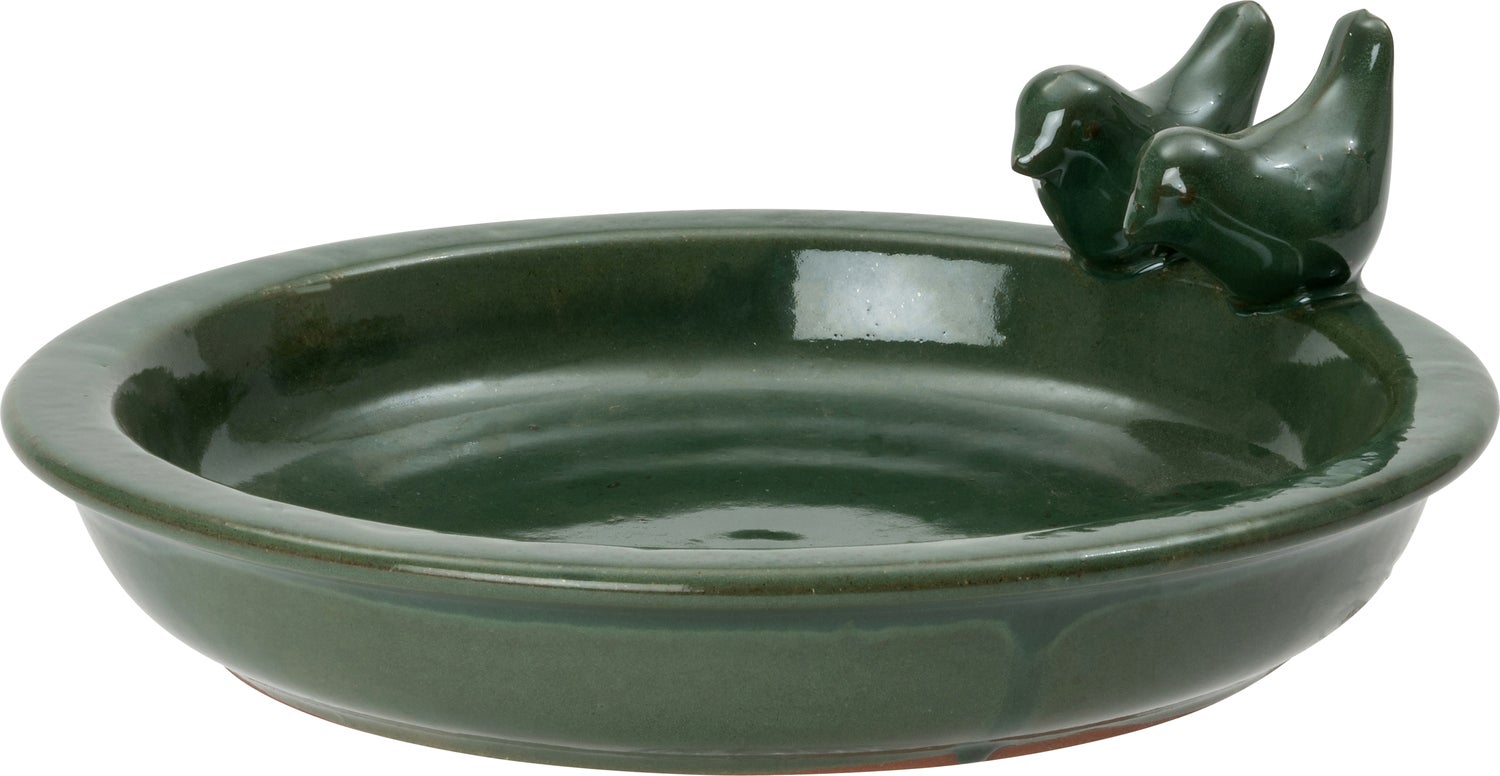 Intratuin vogel voeder- en drinkschaal Emmy groen D 32 H 11 cm