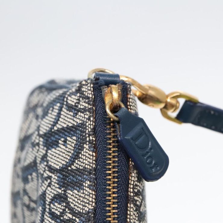 Dior Vintage Dior Saddle Bag Navy