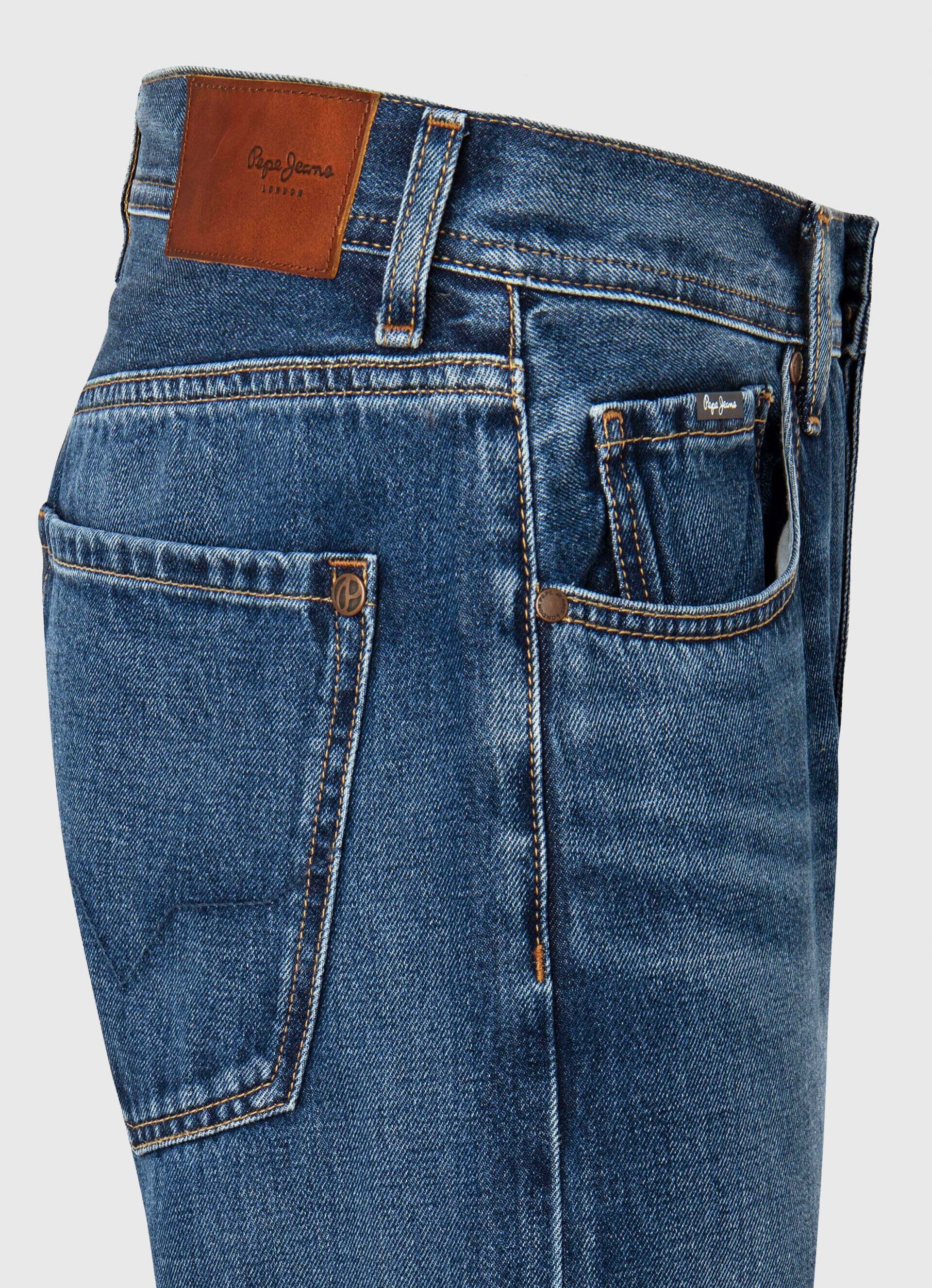 JEAN PENN FIT RELAXED TIRO CAÍDO - denim