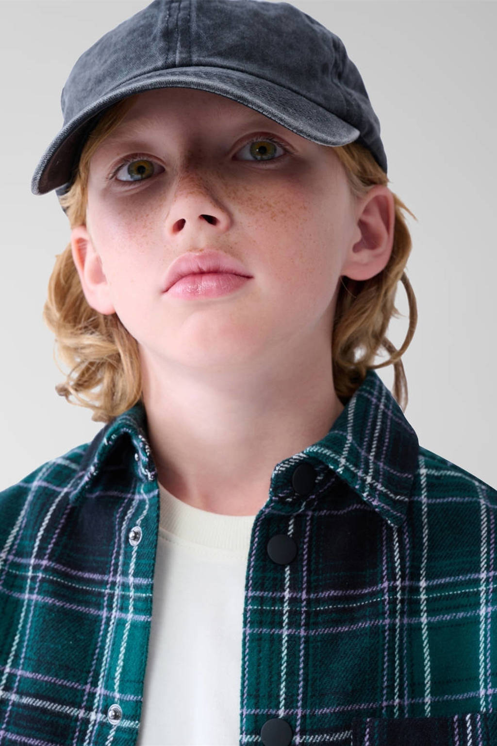 Shoeby overshirt groen/blauw