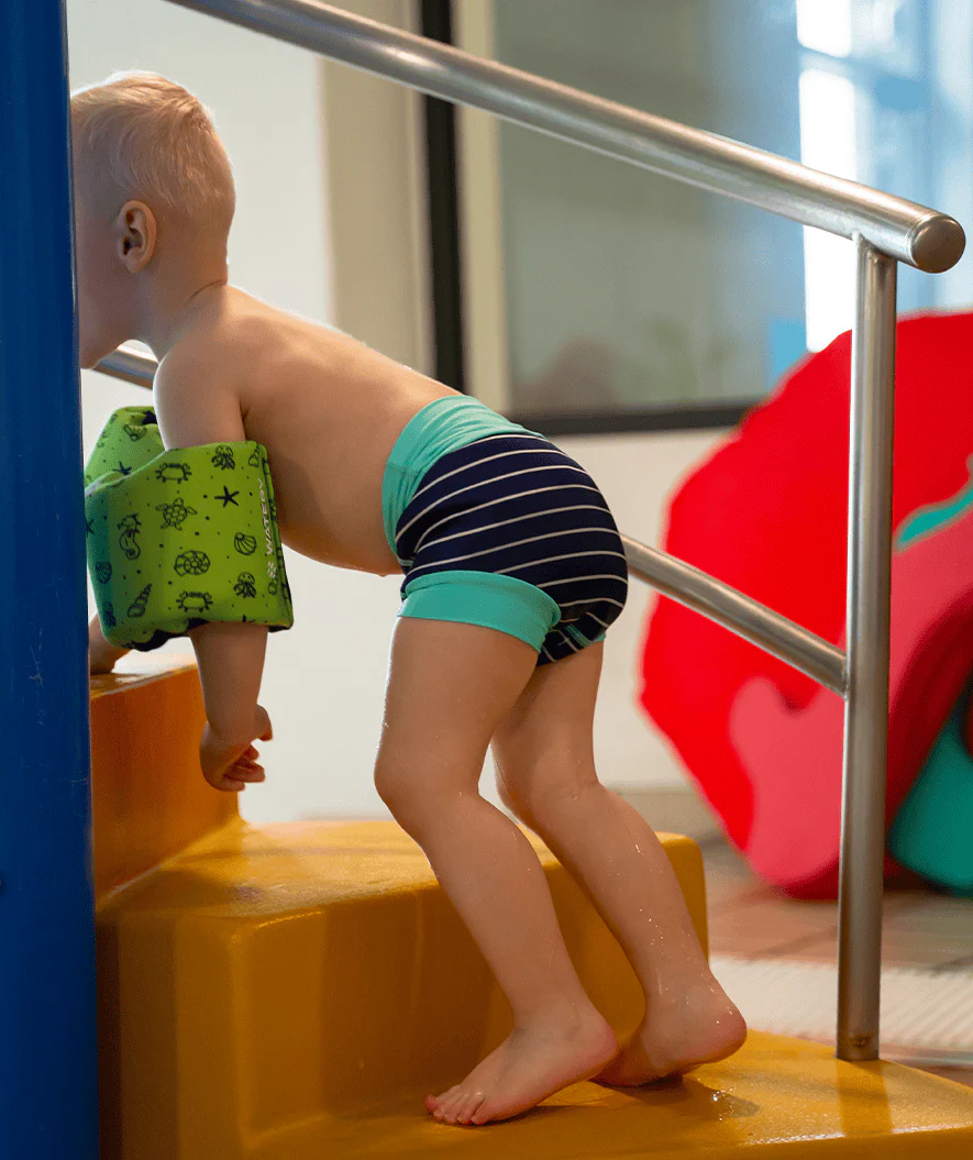 Watery blebadebukser til børn - Neoprene Swim Nappy - Fjord Pink