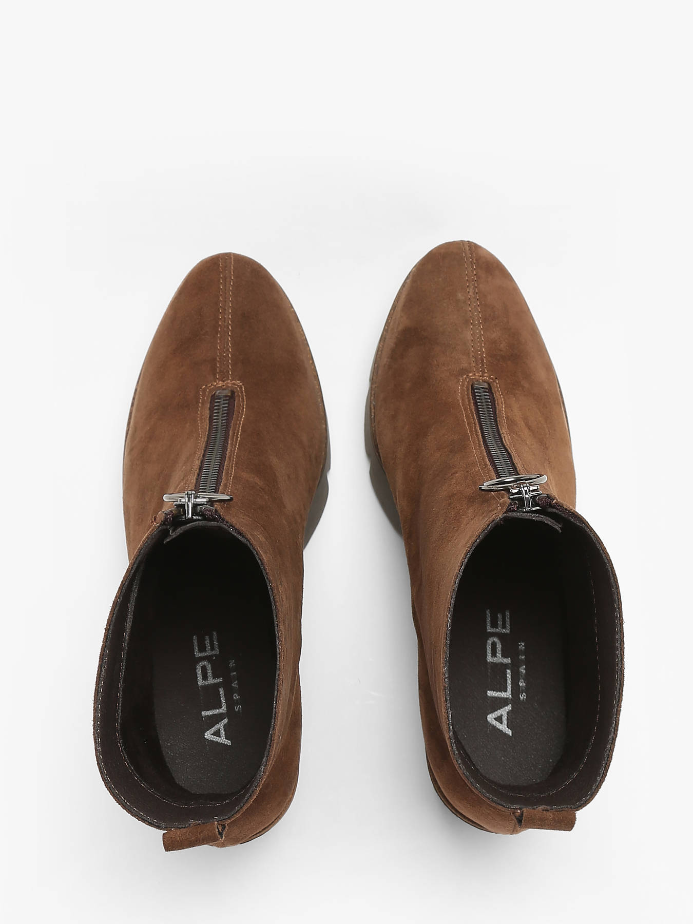 Bottines  talon Sasha en cuir ALPE