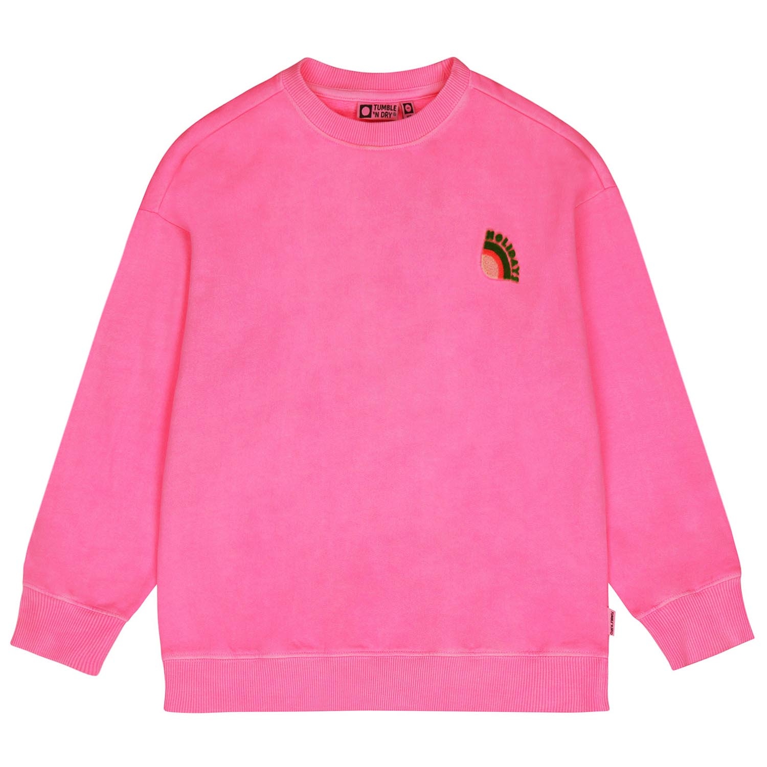 Tumble 'N Dry peuter sweater lange mouwen effen roze