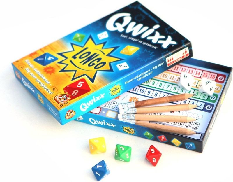White Goblin Games - Qwixx Longo - Dobbelspel - Multicolor - Spelers 2-5 - Leeftijd 8+