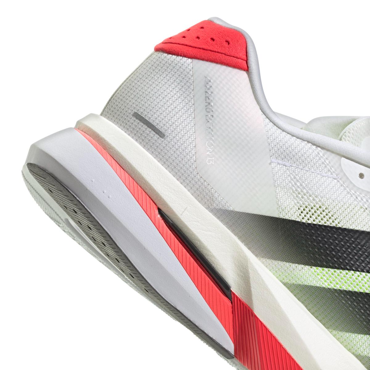 Adidas Adizero Boston 13 Cloud White/Core Black/Lucid Red