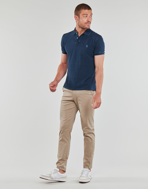 Polo Ralph Lauren - POLO AJUSTE DROIT EN COTON BASIC MESH Marino