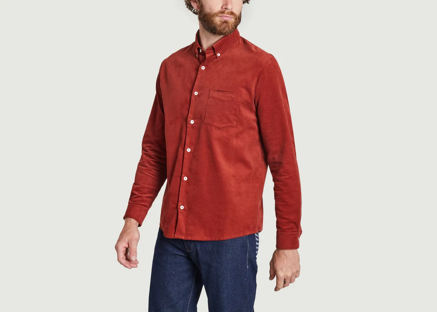 Chemise Serge Logo A.P.C.