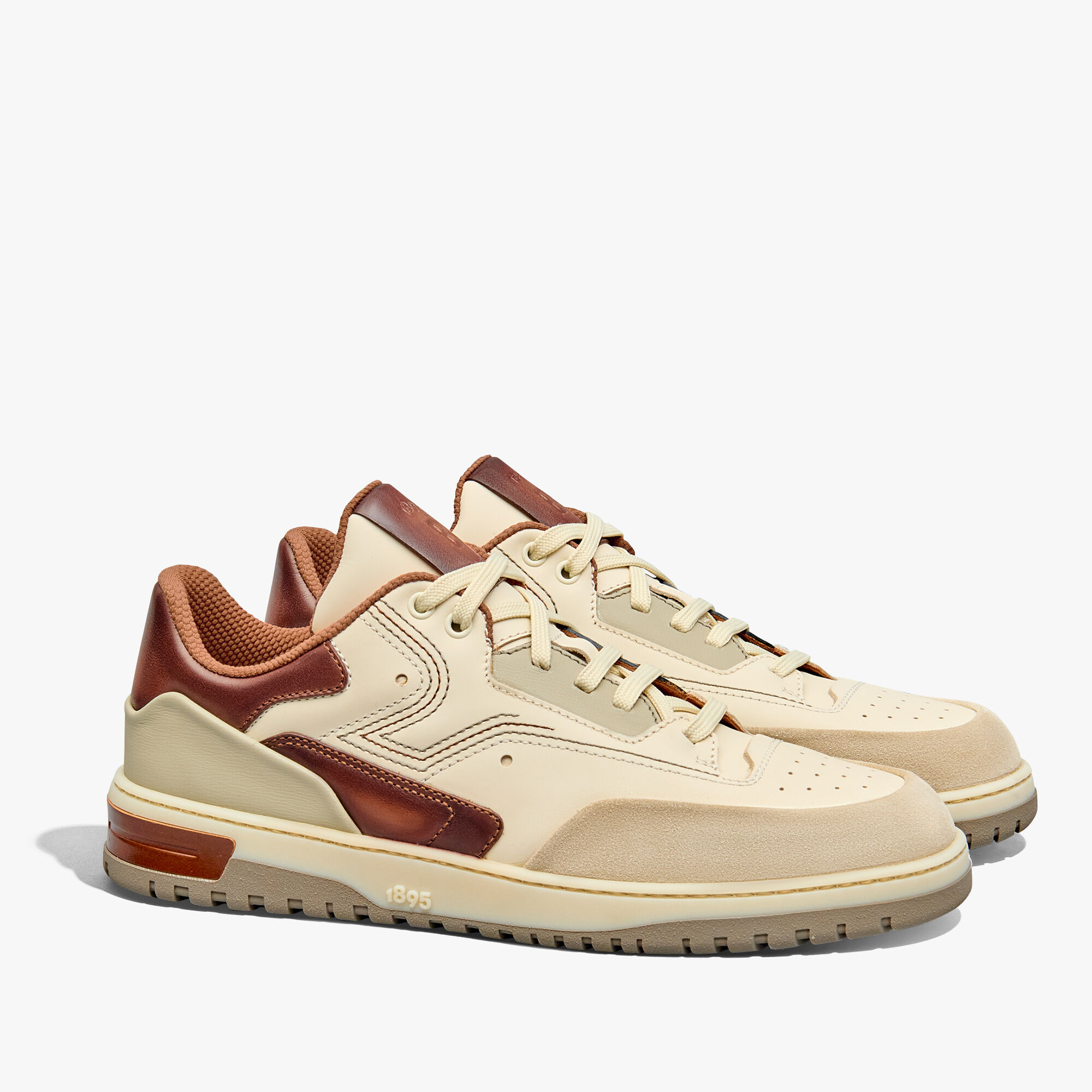 Sneaker Playoff En Cuir Scritto