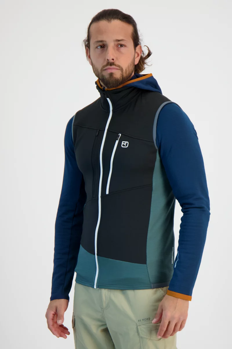 Ortovox Fleece Grid Herren Gilet
