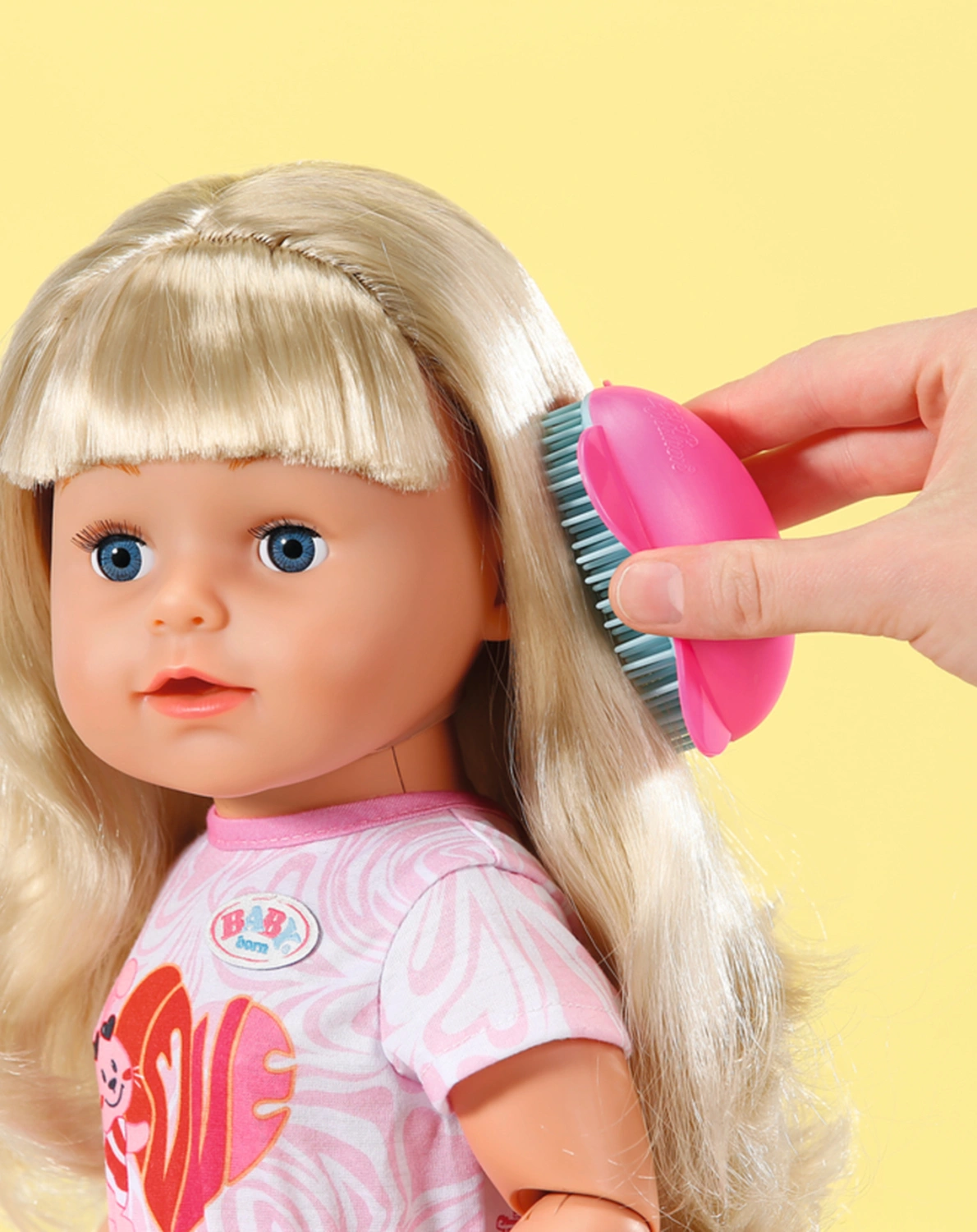 BABY born® Puppe SISTER PLAY & STYLE (43cm) in blond