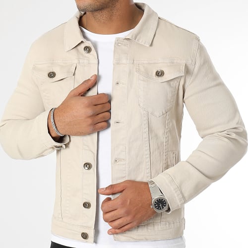 Veste Jean Super Slim Fit 0052 Denim Beige