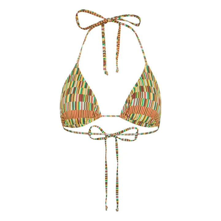 Momoni Haut de Maillot Marine Imprimé | Tabac