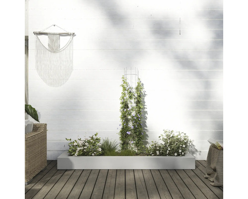 Afvoerbuis Lafiora staal H 120 cm grijs