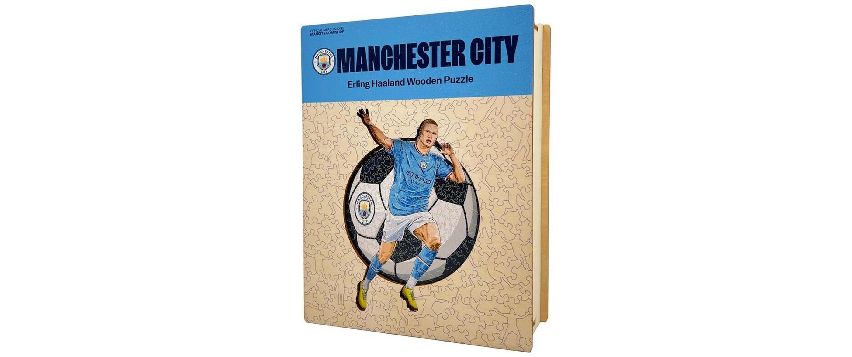 Man City FC – Erling HaalandOffizielles Holzpuzzle, Grösse M
