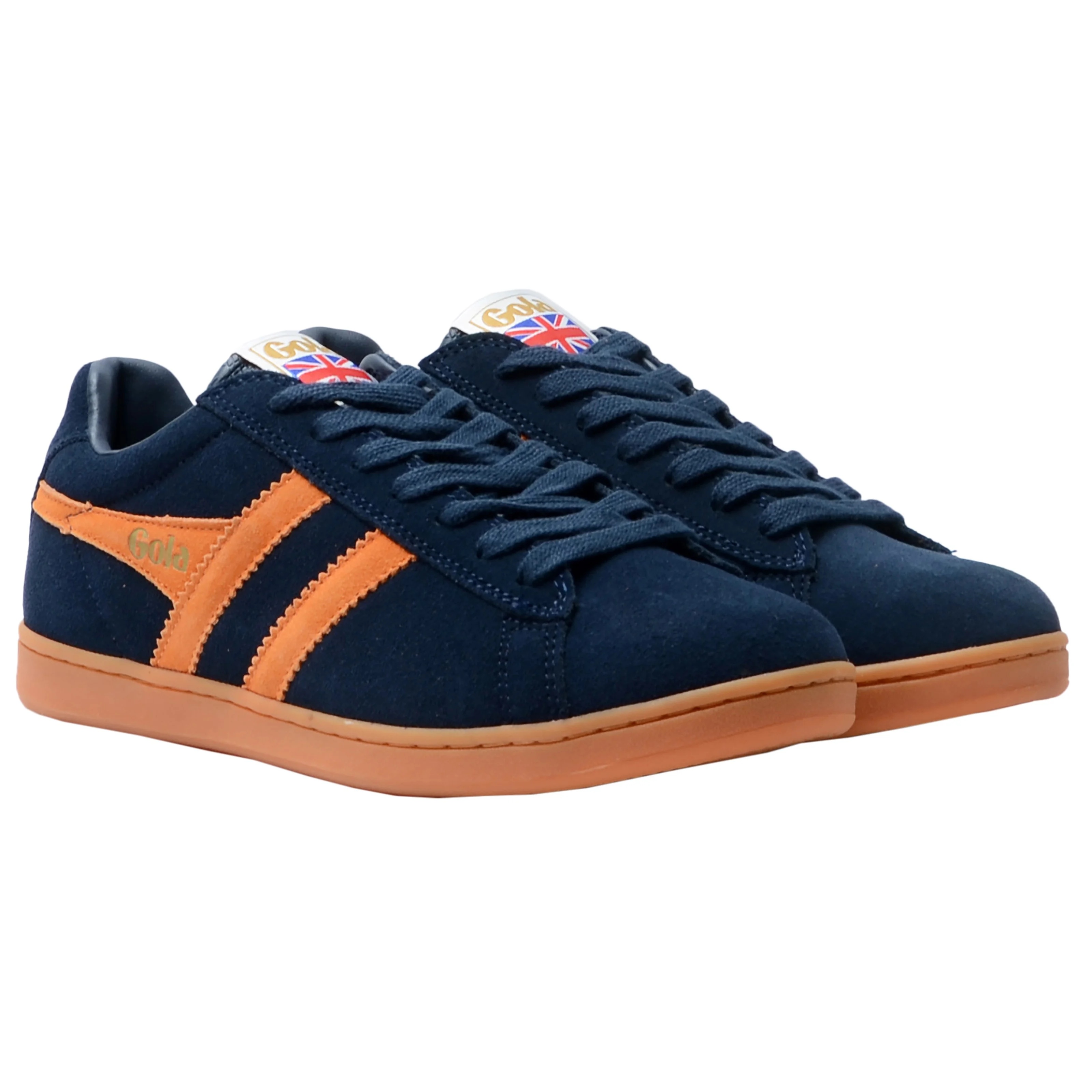 Baskets basses suede | Orange