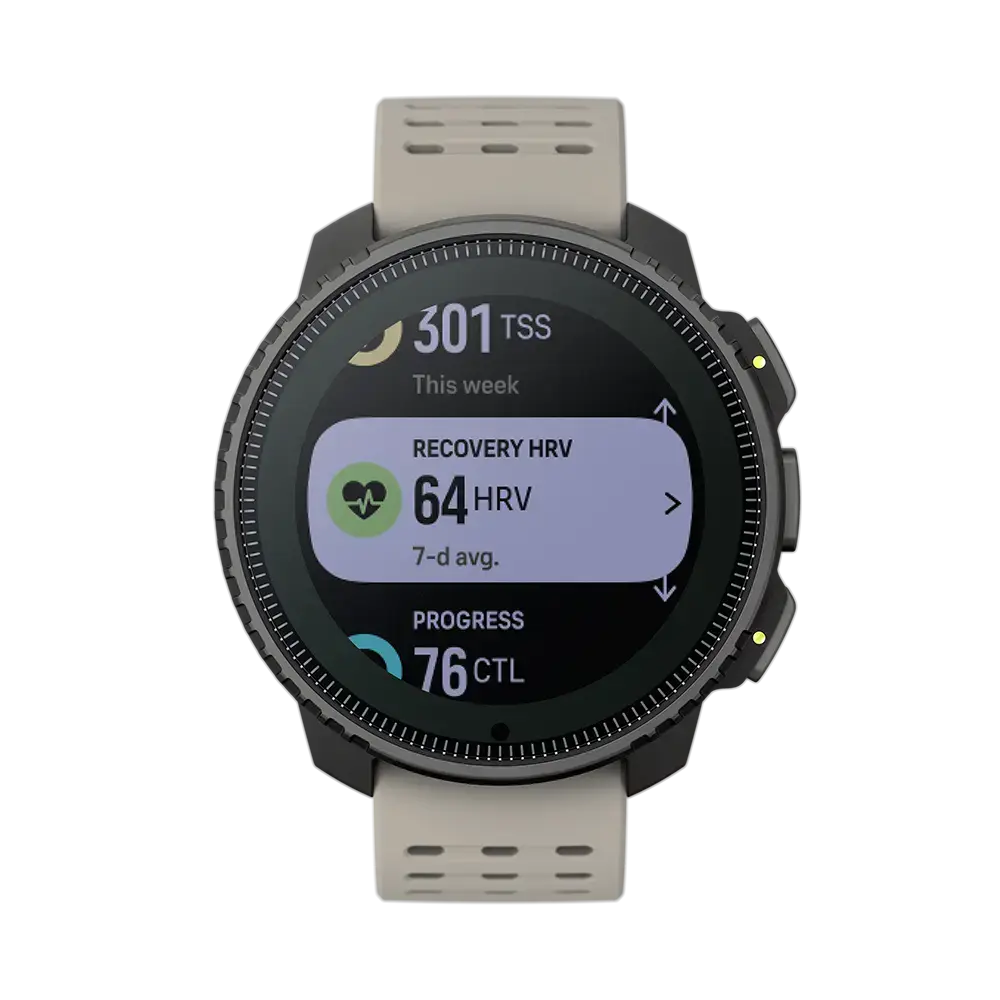 Suunto Vertical Solar Steel GPS Sporthorloge Beige