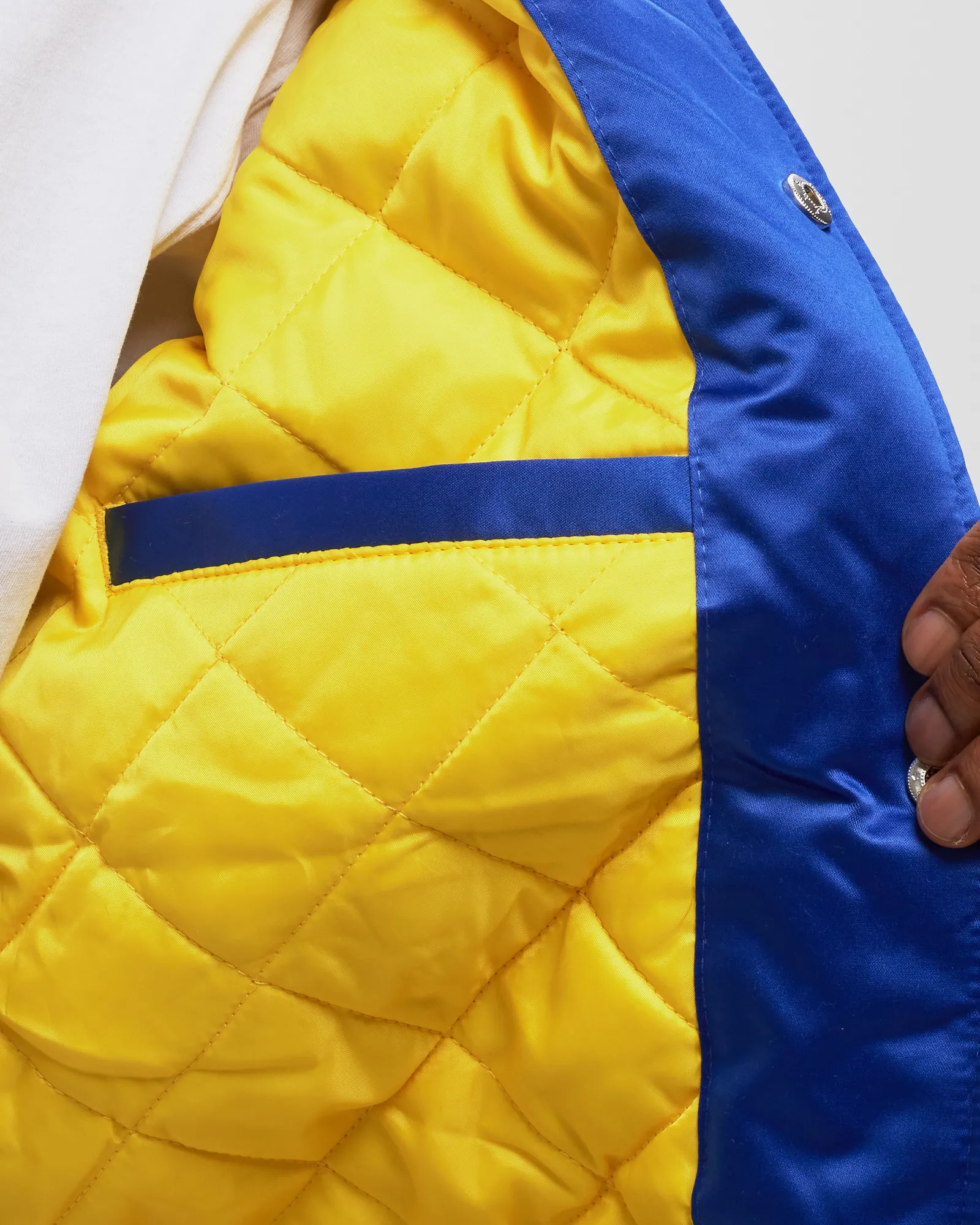 Mitchell & Ness NBA Heavyweight Satin Jacket Golden State Warriors
