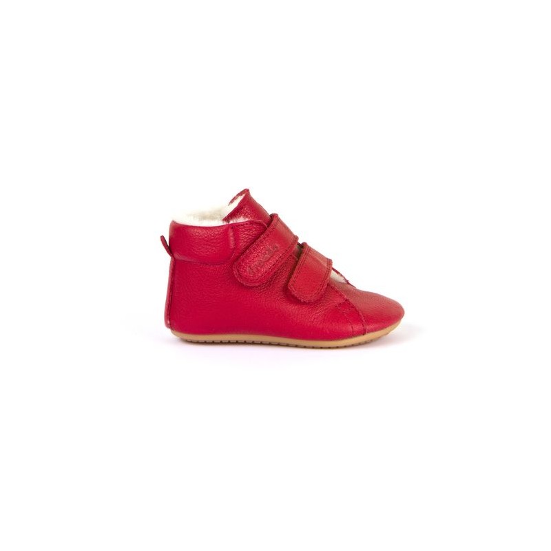 Froddo Froddo Prewalkers fourré deux scratchs rouge