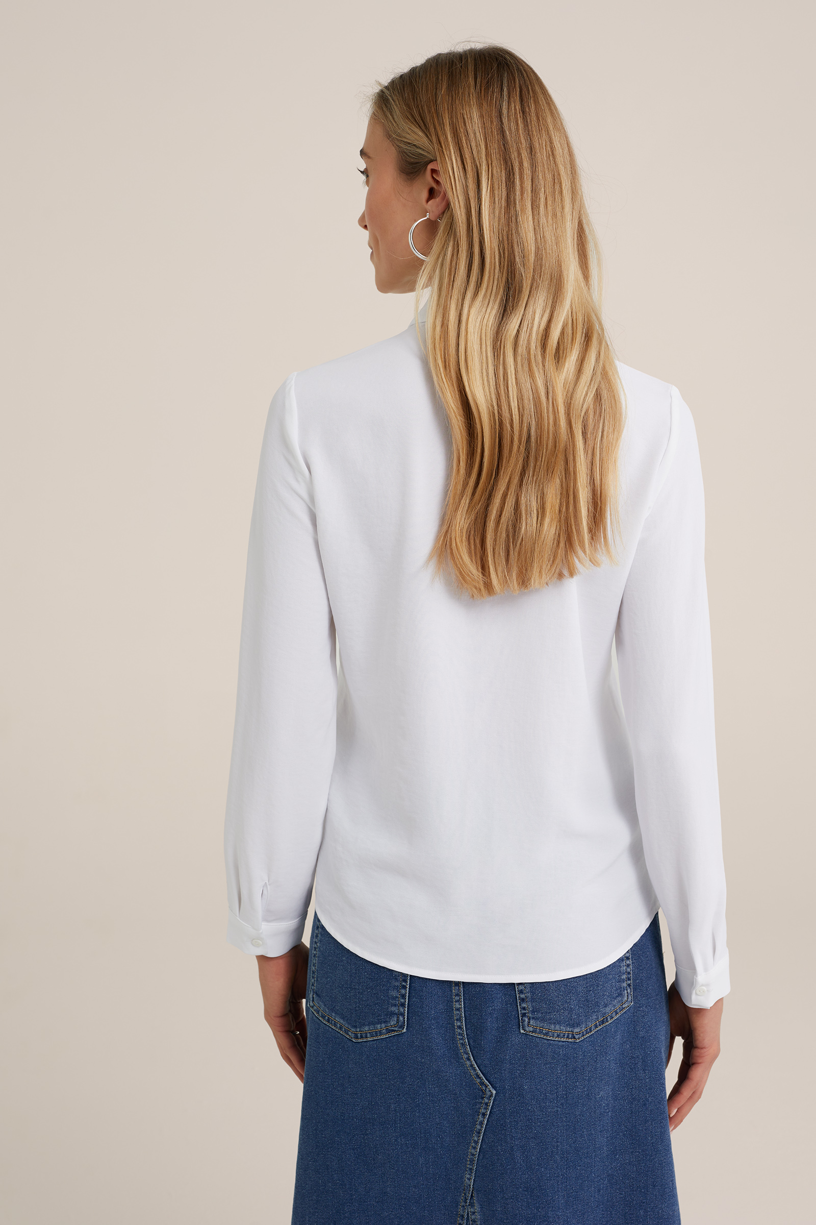 geweven blouse WE Fashion Wit
