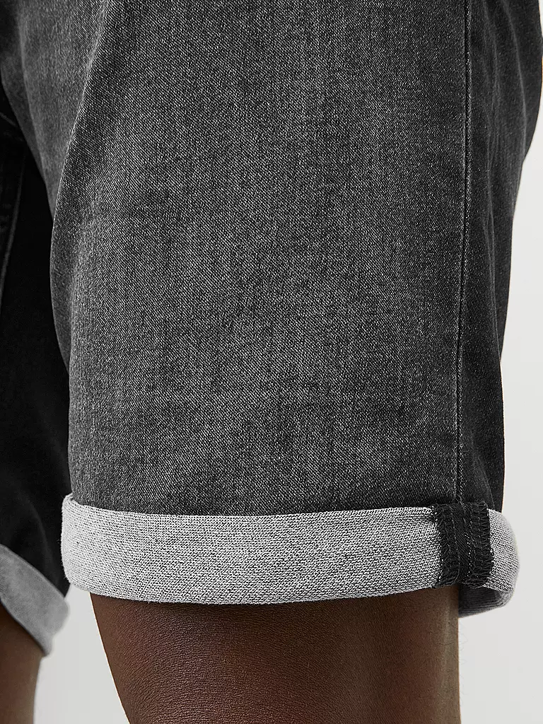 JACK & JONES Jeansshorts JJIRICK JJICON schwarz