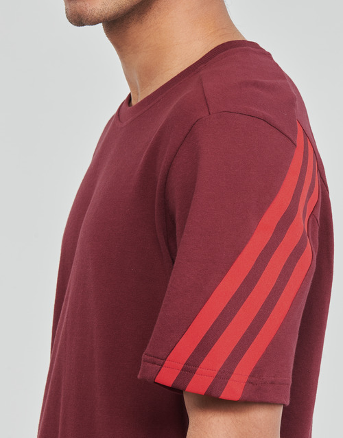 adidas Performance - FI 3 Stripes Tee - shadow red