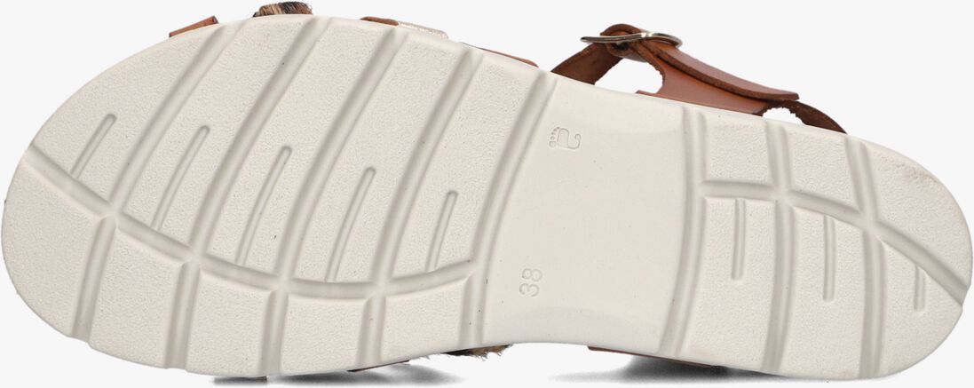 bruine stefano lauran sandalen combi bio sandaal