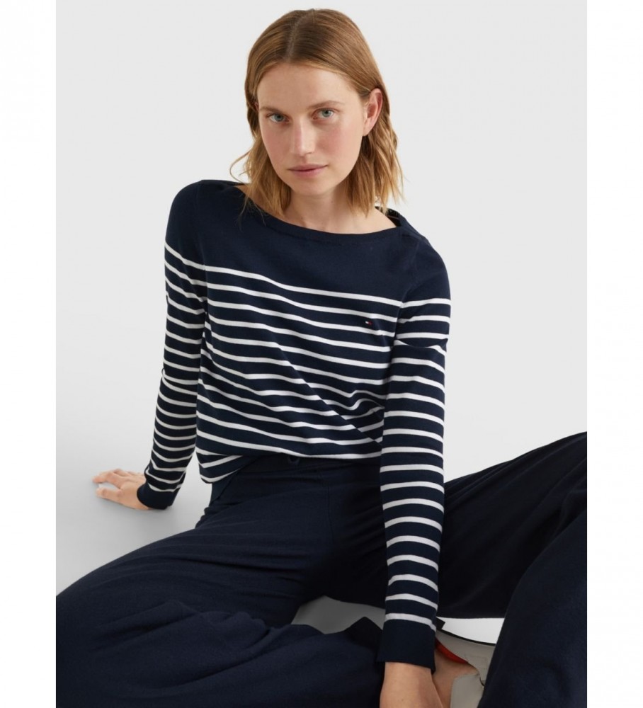 Camisa náutica Tommy Hilfiger Heritage da Marinha