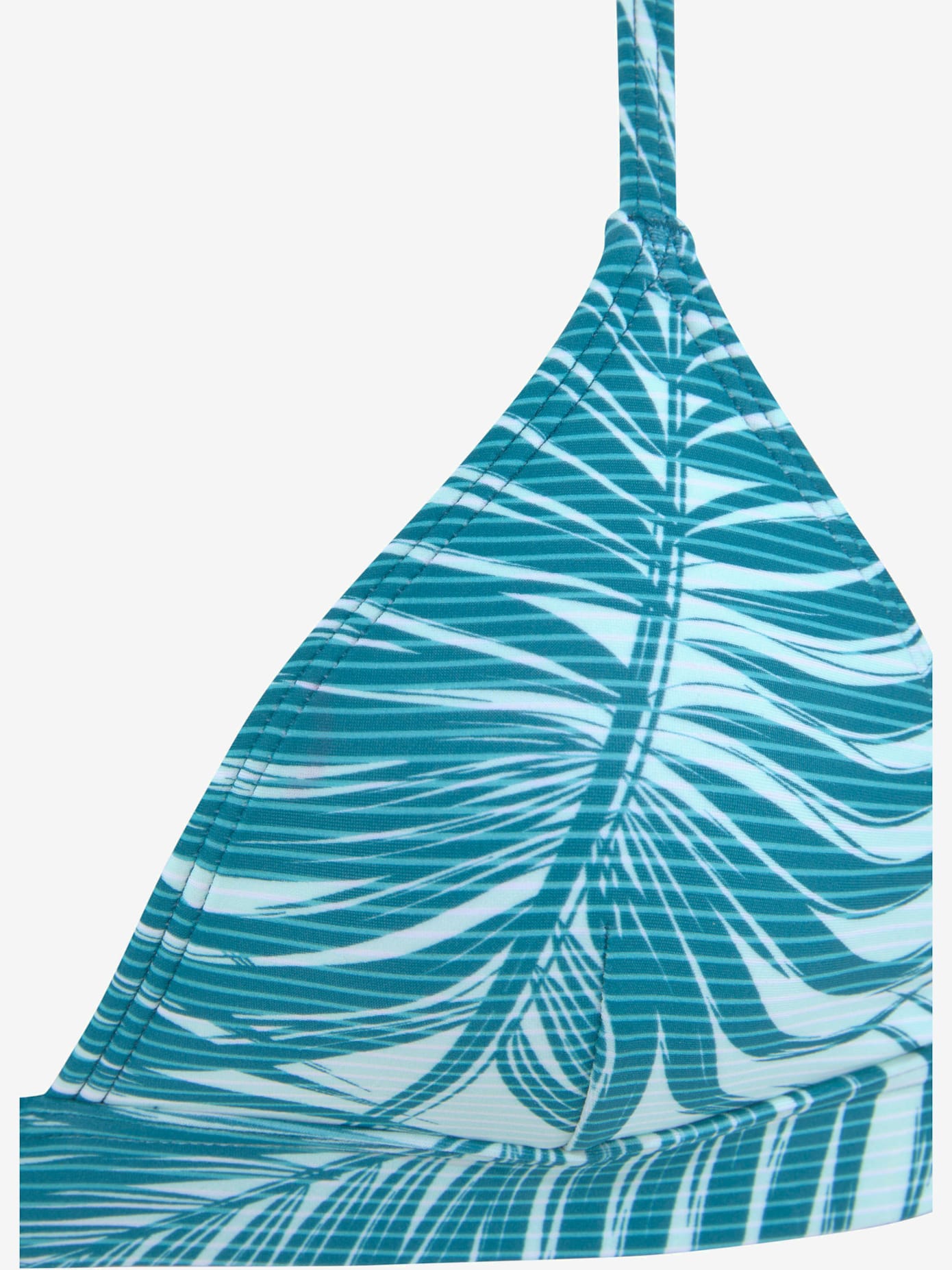 Haut de bikini triangle imprimé palmiers tendance