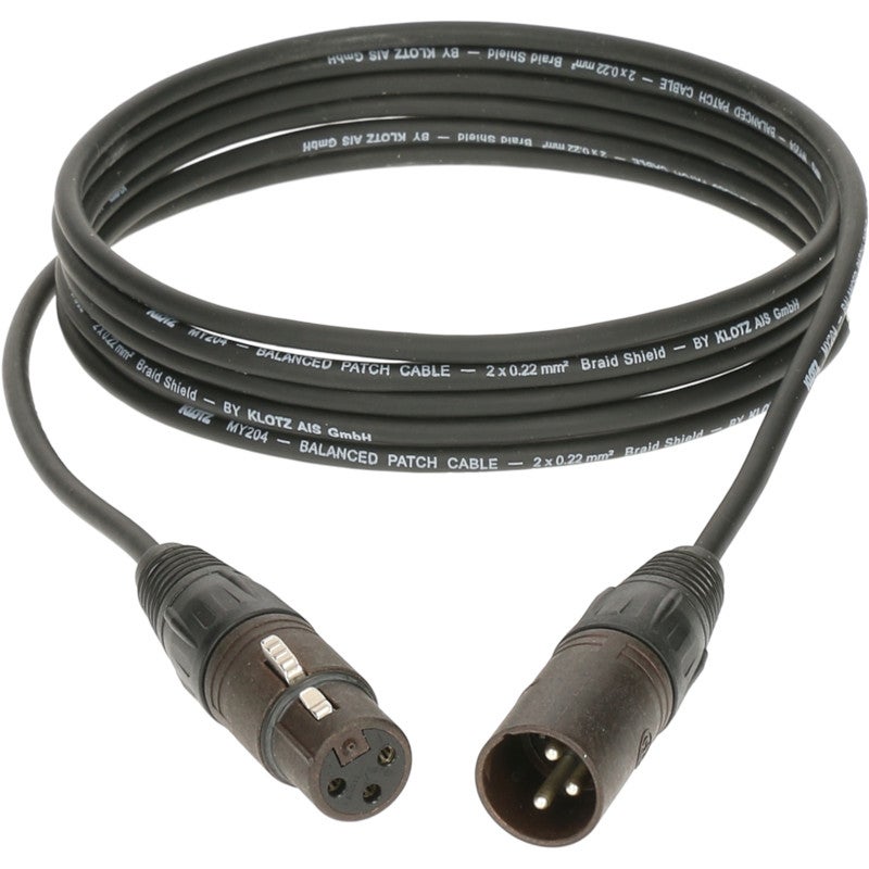 Klotz B-2 B2FM1N0300 audiokabel Neutrik XLR 3p male - XLR 3p female 3m