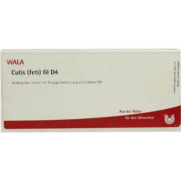 Cutis Feti GL D 4 Ampullen, 10X1 ml