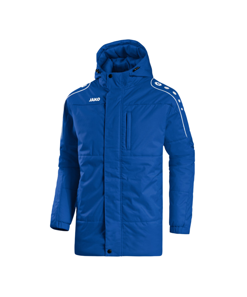 JAKO Active Coachjacke Kids Blau Weiss F04