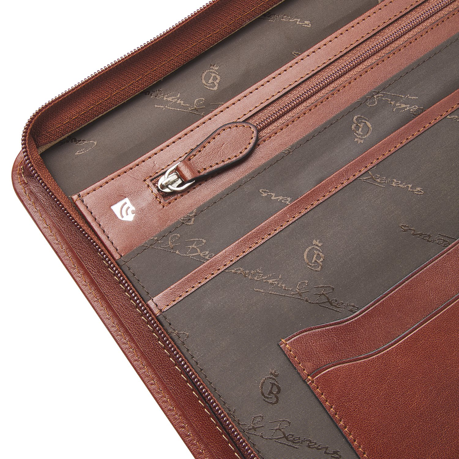 Castelijn & Beerens Gaucho A4 Conference Folder Zip-Around cognac