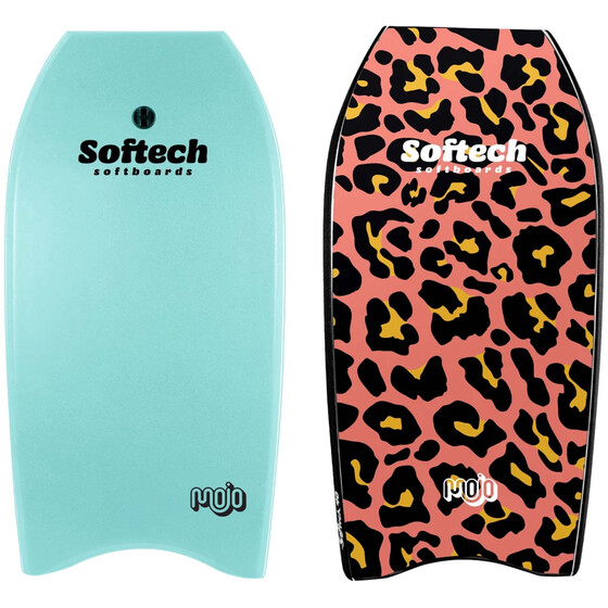 Softech Bodyboard Mojo Seafoam Leopard