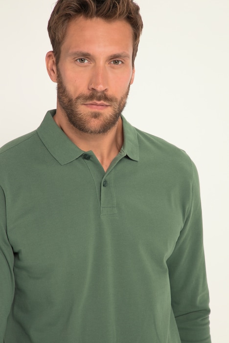 JP 1880 Poloshirt, Basic, Langarm, Piqué, bis 8 XL