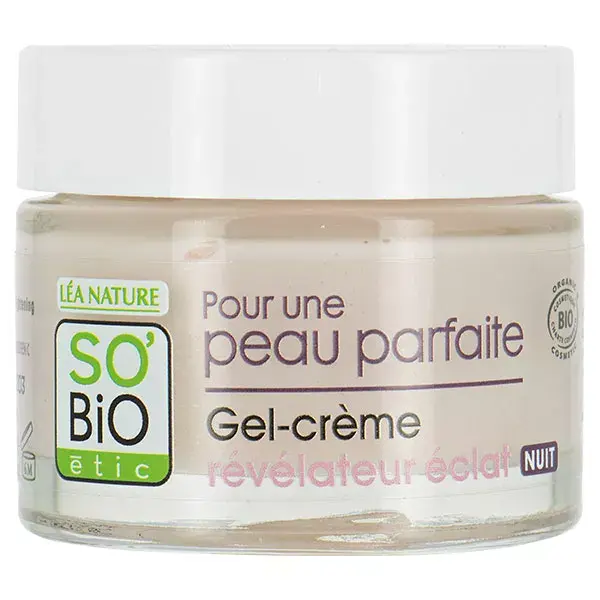 So'Bio Étic For Perfect Skin Organic Night Radiance Revealing Gel-Cream 50ml
