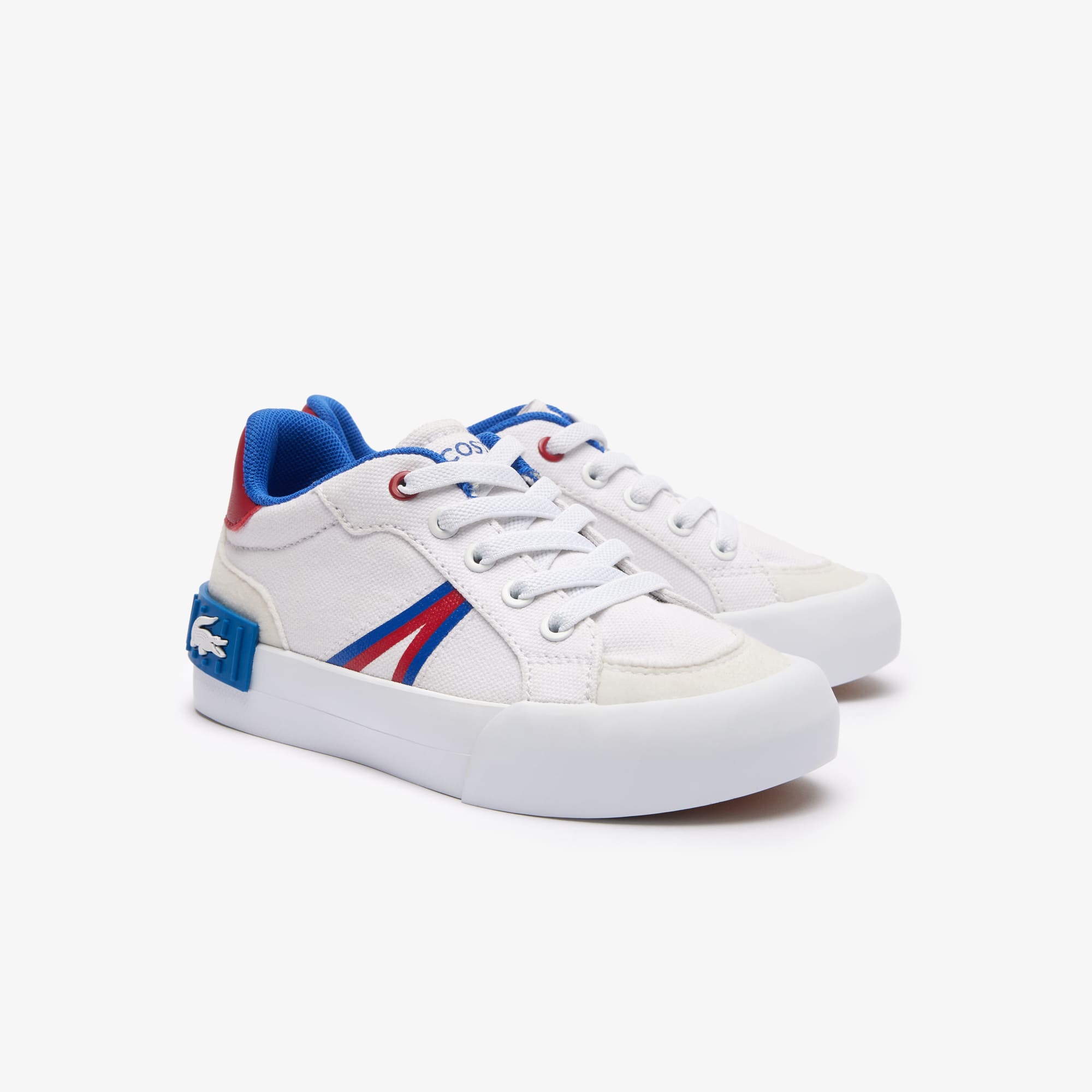 Sneakers L004 bébé Chaussures - Blanc - Lacoste - Enfant