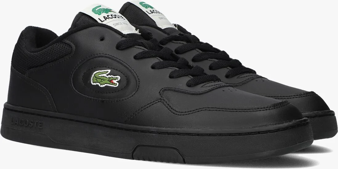LACOSTE zwarte lacoste lage sneakers lineshet