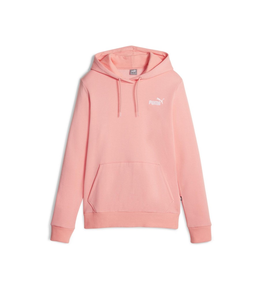 Moletom com Capuz Bordado Puma Essentials+ Rosa